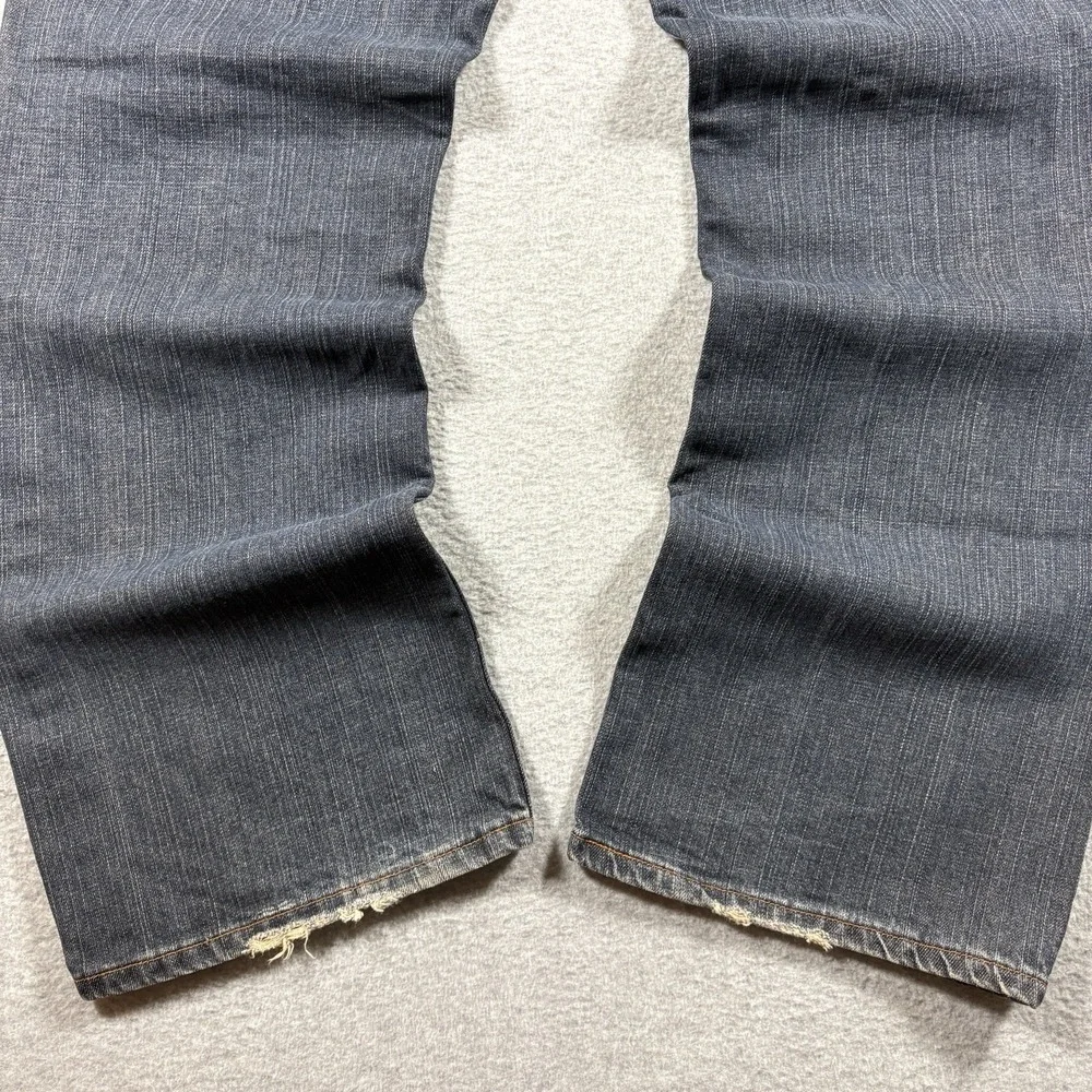 Vintage Levis 567 Loose Bootcut Jeans Mens 36x34 Y2K Dark Wash Button Fly Baggy
